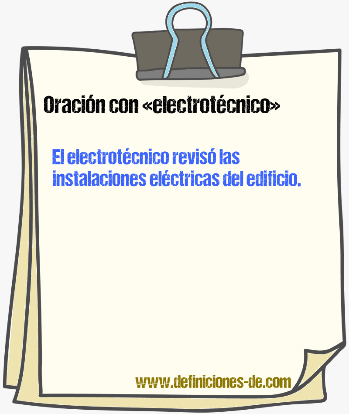 Ejemplos de oraciones con electrotcnico