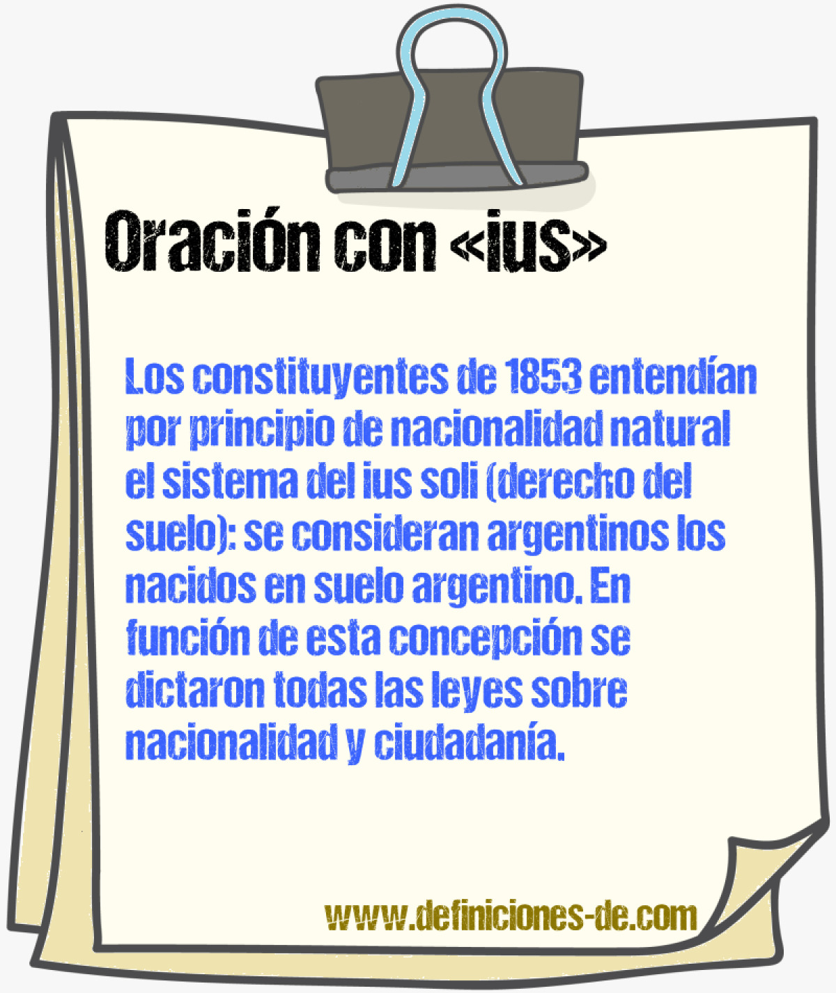 Ejemplos de oraciones con ius