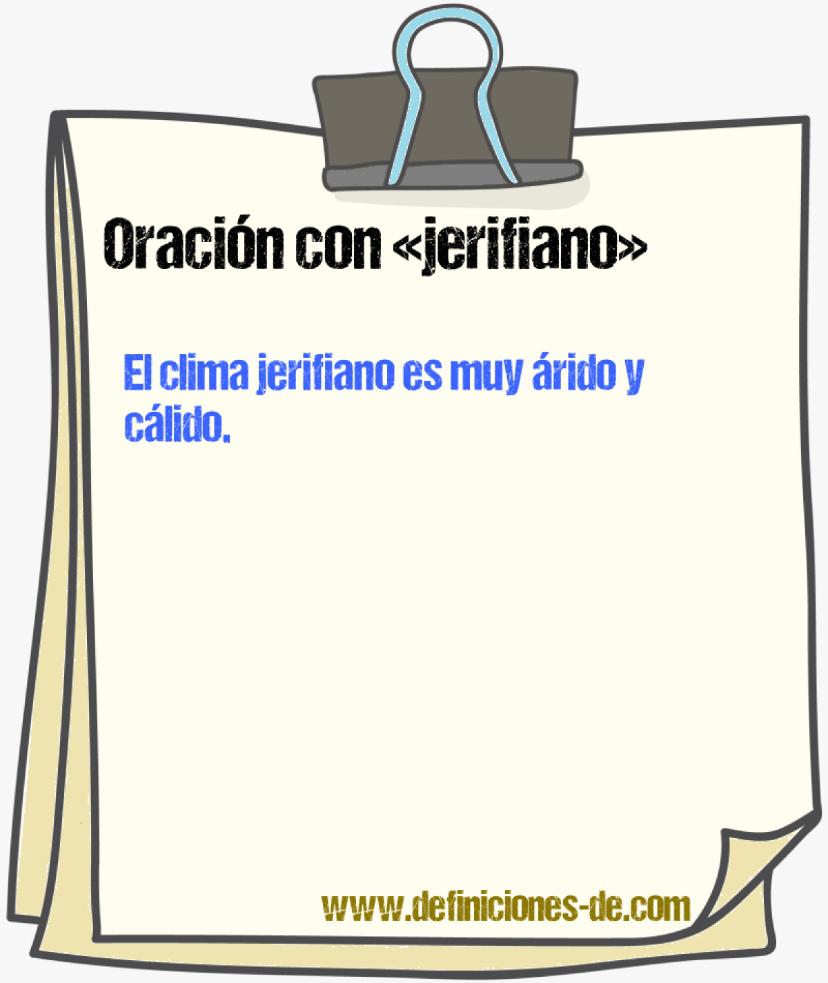 Ejemplos de oraciones con jerifiano