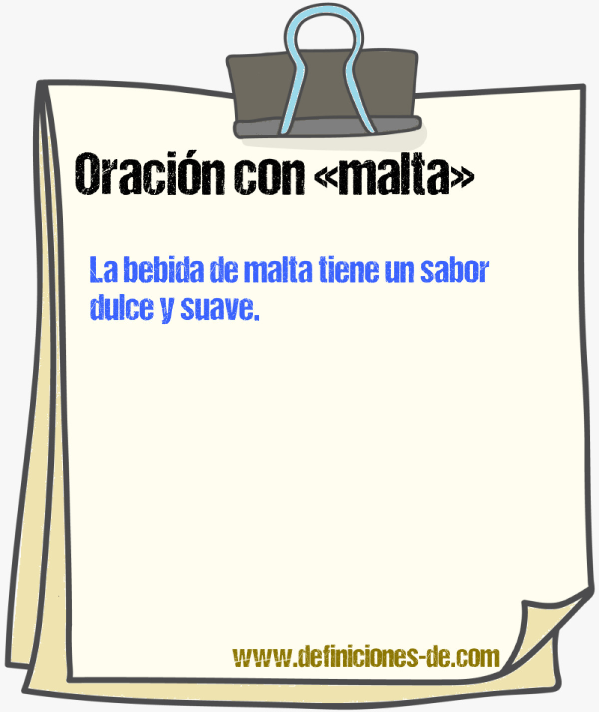 Ejemplos de oraciones con malta