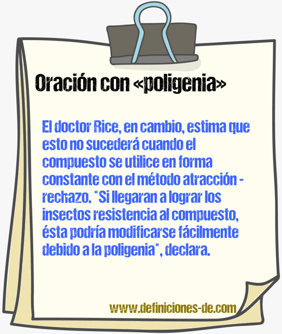 Ejemplos de oraciones con poligenia