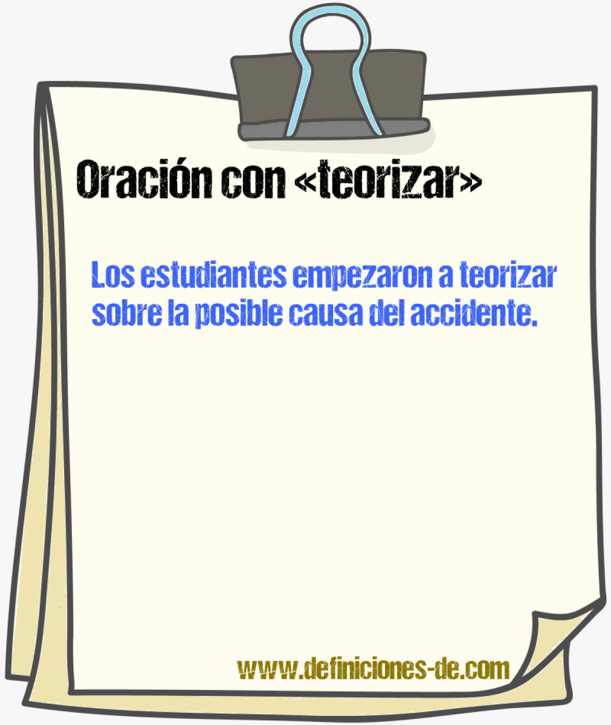 Ejemplos de oraciones con teorizar