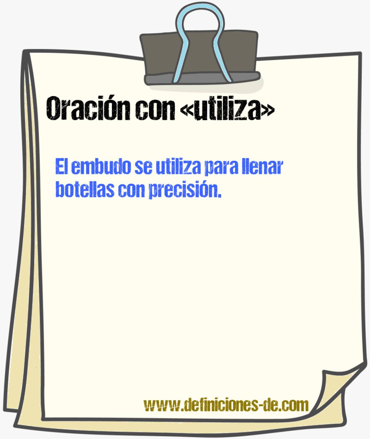 Ejemplos de oraciones con utiliza